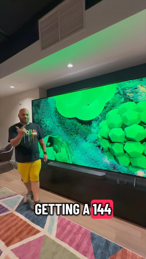 $30,000. 115 inches. Samsung’s Micro RGB is the first TV in a while where color behaves: reds don’t bloom, greens don’t wash out, and highlights keep the fine detail you paid a lot of money for. Textures stay visible, and motion doesn’t smear the moment things get busy.

In daylight the glare is minimal, and  games pick up that effortless smoothness. It’s the rare big-screen upgrade that hits hard the second you press play. @Samsung @SamsungUS @samsungtv #samsung #microrgb #hometheater #techreels