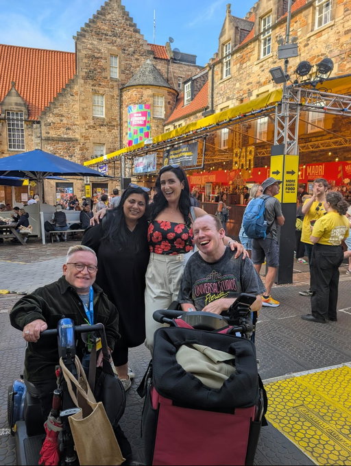 Having a lovely time at @edfringe so far with @abnormallyfunnypeople. I’m here until Thursday if you want to catch me at the @thepleasance Courtyard at 4.50pm every day!