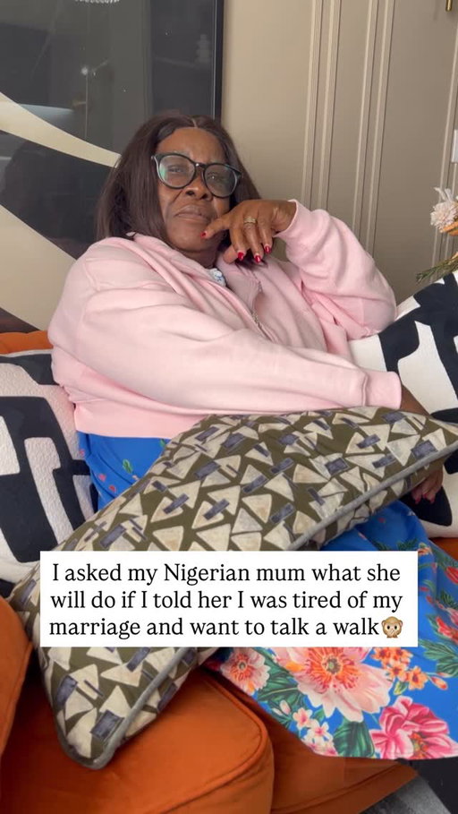 Did she threaten to disown me?🙊

The video my sister @ditthysbay shared yesterday reminded me of this video I filmed with my mum when she was here. God abeg o 🤦🏽‍♀️

Disclaimer: No one is leaving any marriage, we d$e here😝