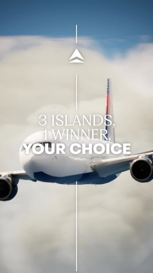 A new Delta destination is coming—and you get to choose which one.
 
Will it be Malta, Ibiza, or Sardinia? Voting opens August 25th in the Delta apps. (Don’t worry bestie, we’ll remind you.)

Terms apply: delta.com/voteterms