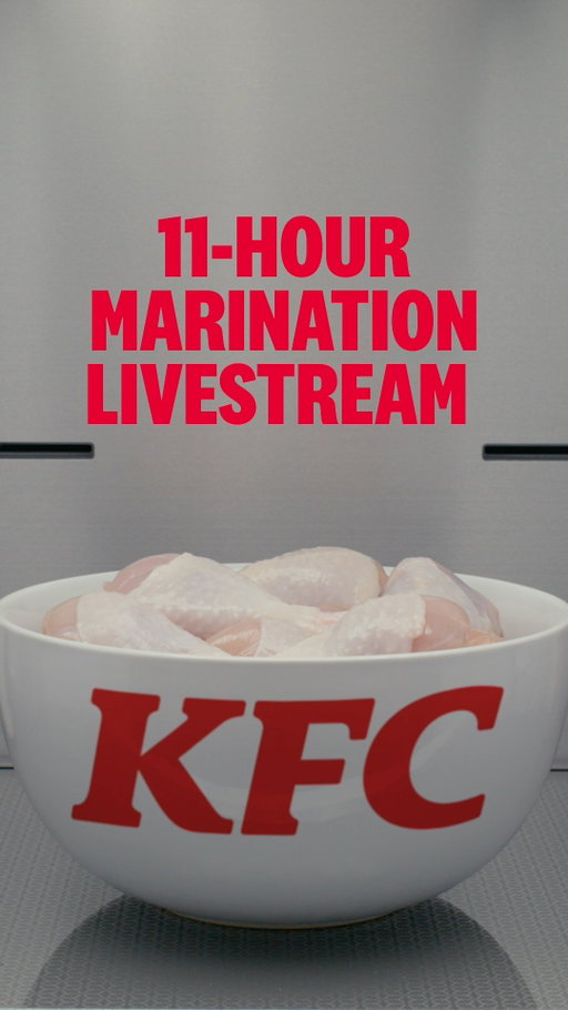 Watch iconic chicken in the making. 
Livestream 🔗 in bio.