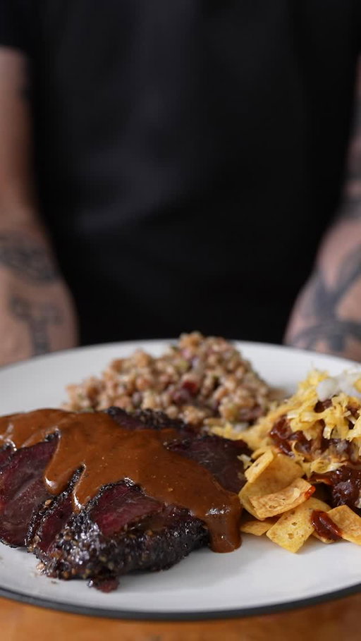 Austin, TX is home to LeRoy and Lewis -a BBQ restaurant that has earned a Michelin star. I was fortunate enough to visit on my last road trip, and then I had to head back to the studio and see if I could recreate it at home. Special thanks to @challengebutter for helping me elevate these dishes. Full episode on YT.