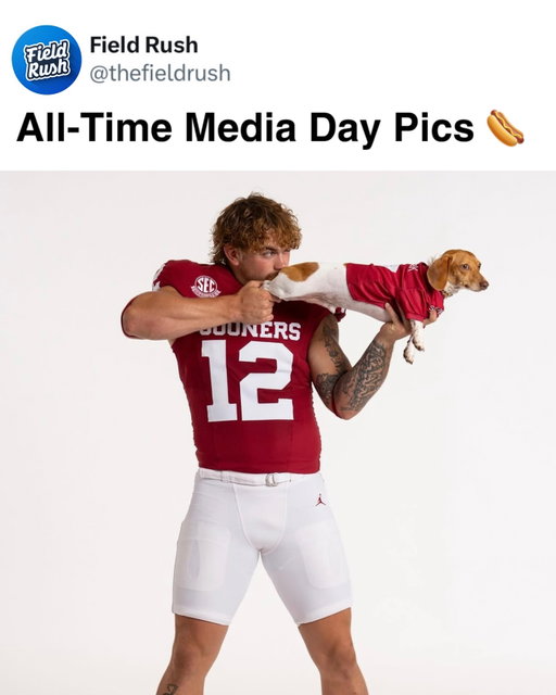 Jaren Kanak brought his dog, “Burger” to media day 🍔

He is a cutie patootie 🥰