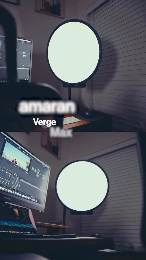 This is the new @amarancreators Verge Max and I’m honestly impressed with it.

It’s designed for compact home studios with a slim circular panel that gives you the softness of a traditional softbox at less than half the size.

Perfect for streaming, talking head videos, or just leveling up your desk setup.

amaran built it to blend with your workspace so you get creative flexibility while keeping a minimal aesthetic. Let me know what you guys think and if you find this helpful, save and follow for more. If you want a link to this light, just comment " Max " and I'll send it to you. 
.
.
#videography #cinematography #contentcreator #cinematic #filmingtips #contentcreationtips #cinematographer #contentcreator #videographer #videographytips
