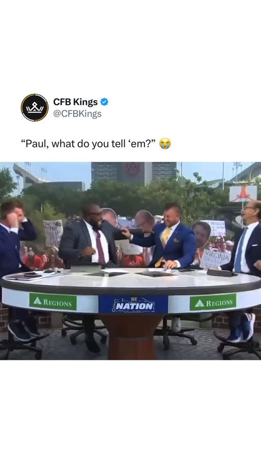 This still makes me laugh every time I see it 🤣

(👉 Follow @cfbkings for more)