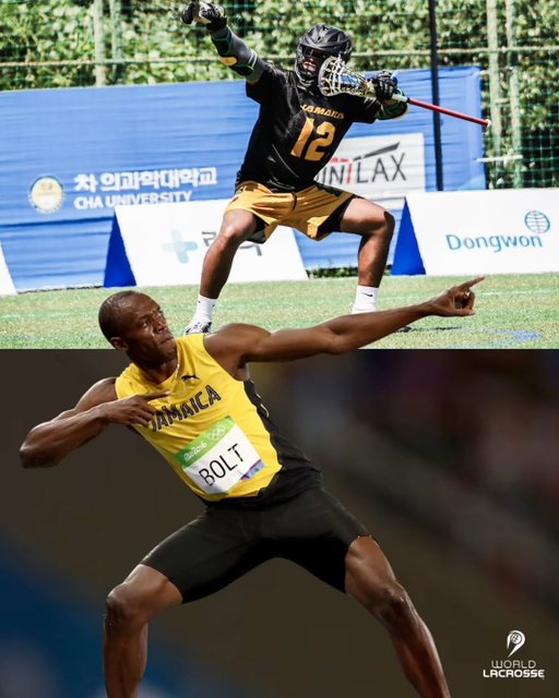 Stone cold celly from Stone Evans 🇯🇲 ⚡

#WLMU20C x #Jeju2025