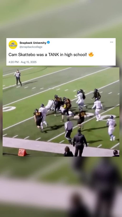 Cam Skattebo has ALWAYS been a TANK! 😤
-

#cfb #college #football #collegefootball #highschoolfootball #arizonastate #camskattebo #fyp #explore