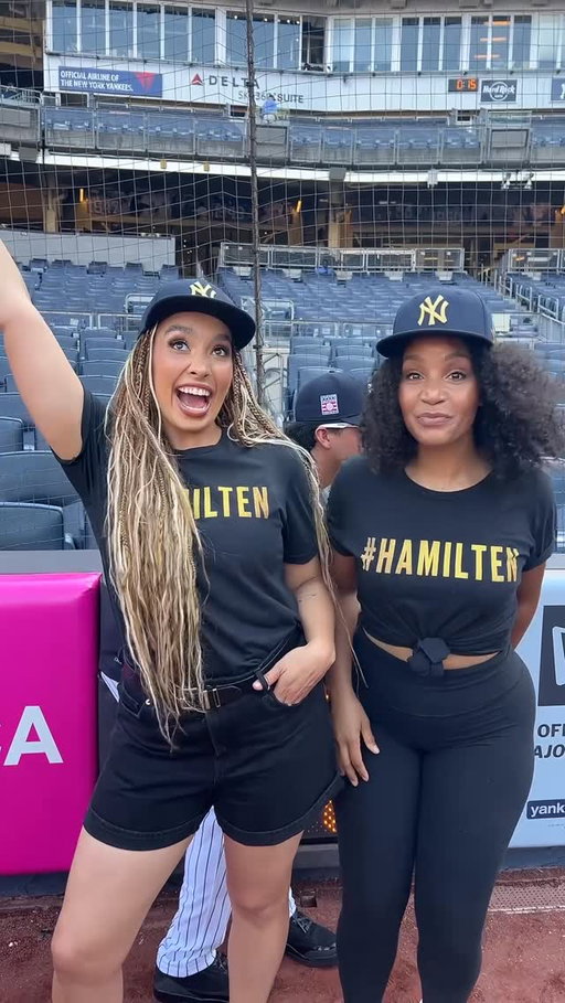 Angelica, Eliza… and Oswaldo 😂

August 25: Yankees x Hamilton Cap Night ⭐🧢

Courtesy of Atlantic Recording Corp., by arrangement with Rhino Entertainment Company, a Warner Music Group Company.