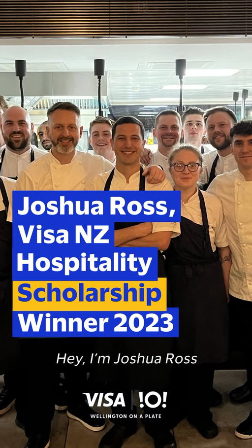 Visa NZ winner Joshua Ross proved what’s possible. Now it’s your shot.

Scholarship valued at $30K. Mentorship. Global experience.
Entries close this Monday 25 August - nominate yourself today.