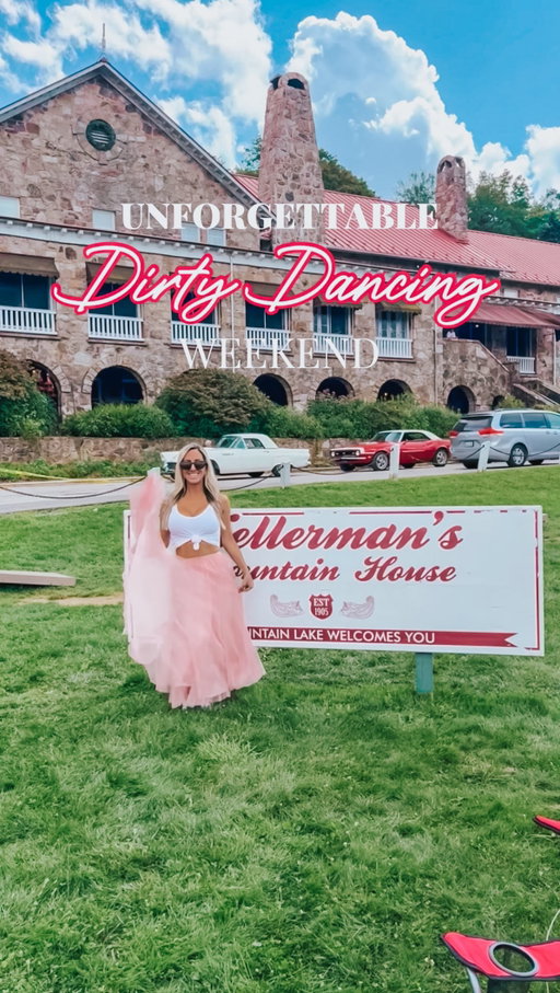 💃Dirty Dancing Girls Weekend at Mountain Lake Lodge 👯‍♀️✨ 

Nobody puts us in a corner 💃😉 Did you know that there’s a Dirty Dancing festival where you can visit the hotel of the filming location and live out all of your fave movie scenes!!! — this is the ULTIMATE Dirty Dancing fan’s dream come true and me and my girls had the BEST TIME EVER HERE!!! 

🌸 From iconic dance lessons in the barn (yes… where Baby & Johnny danced 😍), to live music that will have you singing at the top of your lungs 🎶, to movie screenings under the stars 🌙🍿… it honestly feels like stepping right into the movie itself!!! 

✨ You can even visit Baby’s cabin 🏡, see the exact spot where the iconic lift took place 💦🙌, and yes… you can totally “carry a watermelon” 🍉 just like Baby. Talk about bucket-list vibes! We had a little too much fun with this!!! 

Sip on themed cocktails 🍸, shop the cutest Dirty Dancing merch 🛍️, and dance like you’re part of Kellerman’s crew all weekend long. 💕 If you’ve ever wanted to live out your own “Time of My Life” moment, THIS is it!

Send this to who you’re going with and follow me @raleighwanderlust for more unique things to do!!! 

📍 Mountain Lake Lodge @mtnlakelodge 
115 Hotel Circle, Pembroke, VA 24136

🚗 Just about 3.5 hours from Raleigh — so worth the trip!! 🌄✨

#uniquehotels #DirtyDancingmovie #80smovies #weekendgetaways #virginia #va #pembroke #travel #DirtyDancingFestival #DirtyDancingWeekend #MountainLakeLodge #DirtyDancingFans #nobodyputsbabyinacorner