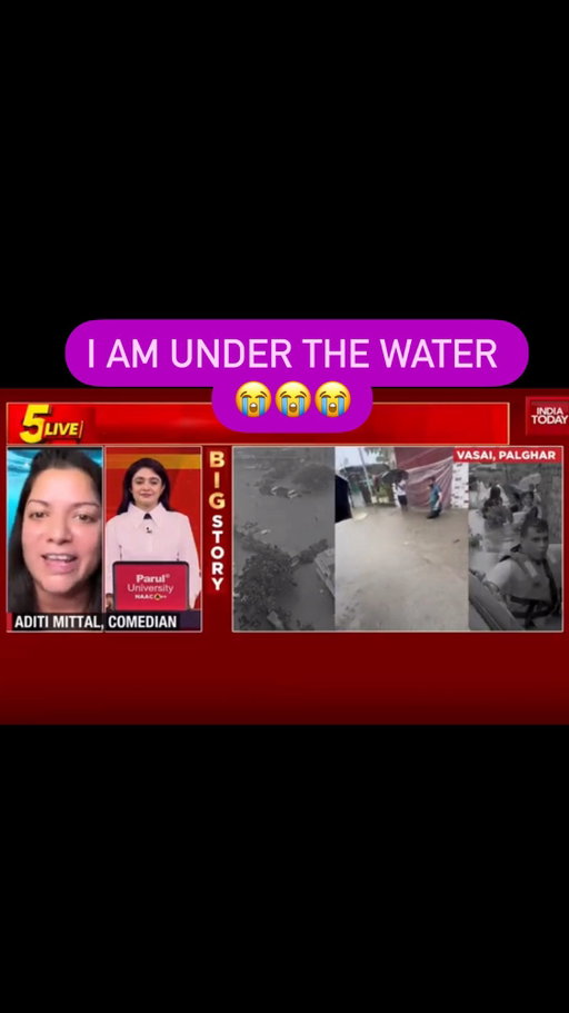 “Why do they call these bloody jokers on the news?” 🤡
When you can elect jokers as your leaders why can’t you have jokers on the news 
Bahutttt nainsaafi 
#mumbairains