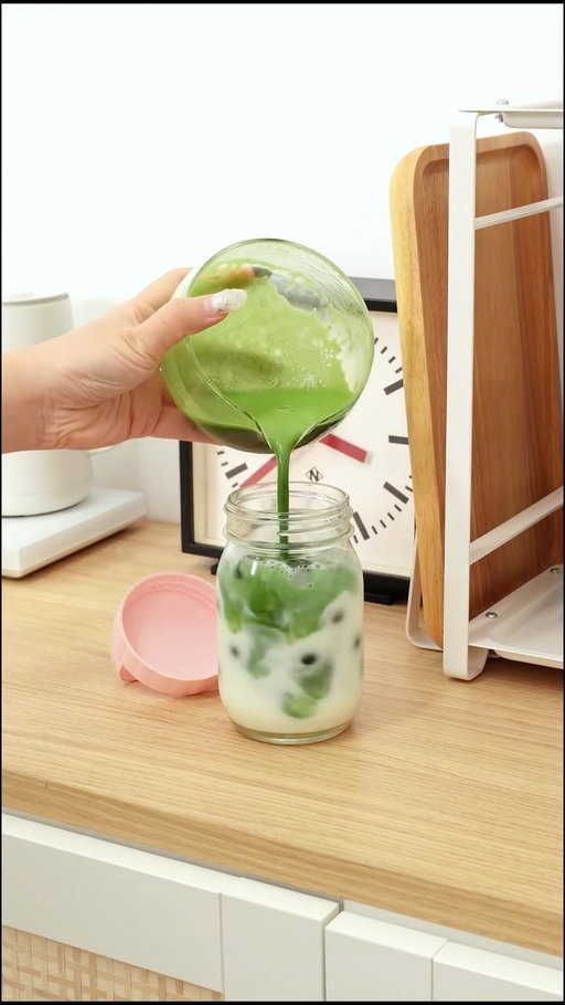 Homemade matcha latte, now on the move 🍵 

Picked up a Daiso on-the-go jar and made our homemade matcha latte ready for the road 🤤 Whisk at home, pour into the jar, seal tight, and enjoy your creamy matcha anywhere!

Ratios:
- 4g / 2 tsps matcha
- 1.3 oz water
- 4 oz milk
- Ice

#betterwithmatcha #naoki #naokimatcha #finejapanesematcha #authenticjapanesematcha #naokimatchacafe #matchalover #greentea #matchalove #matchatea #matchagreentea #matchaholic #matchapowder #matchalovers #organicmatcha #greentealover #matchamood #japanesematcha #matchaaddict #matchaeverything #ilovematcha #matchavibes #matchatime #tealover #teatime