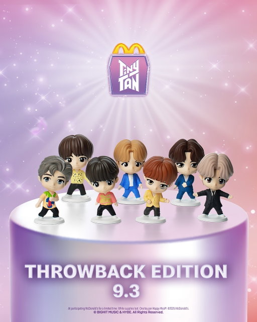 iconic outfits are back. TinyTAN Throwback Edition out 9.3
