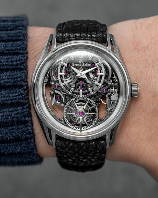 While we typically associate Grand Seiko with its nature-inspired dials and finishing techniques, today, we’re taking a look at one of the brand’s most complex watch designs with the Kodo Constant Force Tourbillon. Translating from the Japanese word for “heartbeat,” the Kodo remains one of the brand’s most complicated pieces to date, and was the first watch to combine a constant-force mechanism and a tourbillon into a singular axis. Measuring 43.8mm and crafted from both platinum and titanium, the Kodo is powered by the 9ST1 caliber and is a limited edition of just 20 pieces. Let us know what your favorite watch complication is in the comments!

#GrandSeiko #Watches #GrandSeikoWatches #MechanicalWatches #Tourbillon #WatchCommunity #WatchEnthusiast