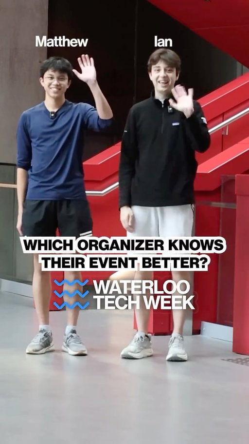 Which organizer knows their event better?

💻Waterloo Tech Week
🗓️September 8-11
📍Waterloo, ON
See you there.

🔗More info in bio

#waterlootechweek #techevents