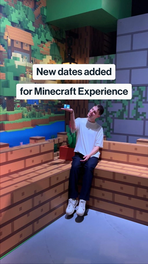 [LINK IN BIO] Send this to someone who would be obsessed with @minecraftexperienceirl 🤩

New dates just added to practice your Minecrafting skills and save the villagers! ⛏️

Explore interactive biomes, gather resources and mine for precious gems this summer 💎

#Minecraft #MinecraftExperience #ThingsToDoInLondon