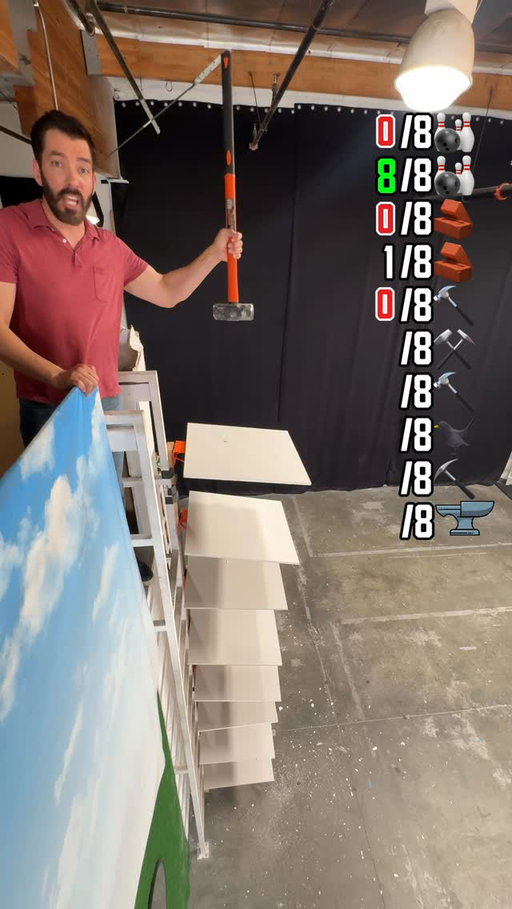 How strong is drywall?! 🔨(Wait for the anvil)
-
#challenge #layers