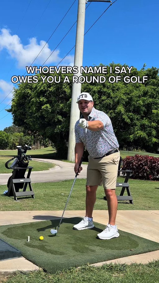 Who's getting a free round?!⛳️ #golf #golfer #pov #asmr #name #series #viral #trending #foryou #fyp #reels