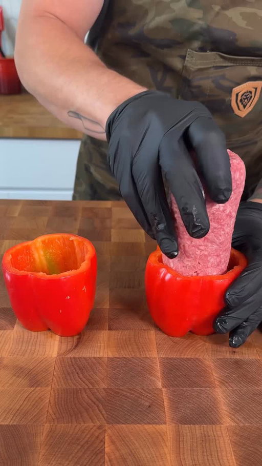 Philly cheesesteak burgers 🌶️ #satisfying #recipe #lifehack
