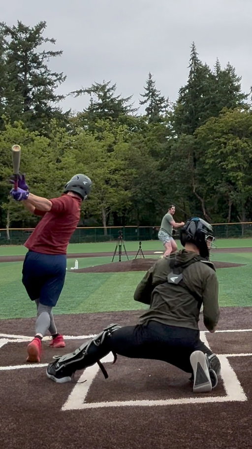 I stood absolutely NO CHANCE against @trevmay65 

Full video coming soon! 

#baseball #mayday #justpunchtickets #mlb #baseballlife⚾️ #trevormay #jacqueszewhipper #circus