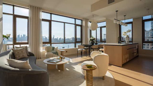 As the sun moves across Brooklyn’s skyline, Residence 11D at One Williamsburg Wharf comes alive with every change in light. From the soft glow of morning to the golden tones of evening, floor to ceiling windows frame sweeping views of both the East River and the Manhattan skyline, an ever changing panorama right outside your home.