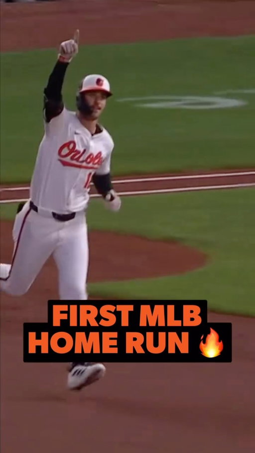 IN HIS FIRST CAMDEN YARDS AT-BAT