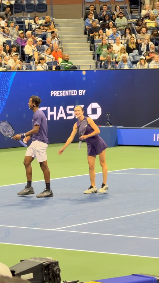 Elina Svitolina et Gaël Monfils en double à l’US Open ! 

#gaelmonfils #monfils #svitolina #tennis #usopen #elinasvitolina