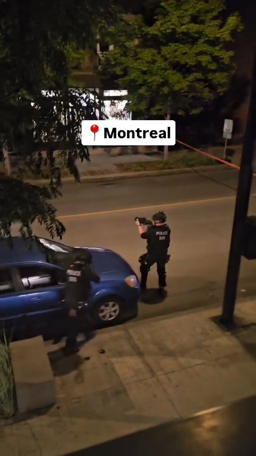 Montreal police SWAT team spotted on Rue Ontario Est... 

Update: The individual is now out with all charges dropped. ✅️

The individual who was arrested allegedly had an active warrant for his arrest. His friend reportedly refused to allow police entry, prompting authorities to obtain a full warrant to forcibly enter the residence. Ultimately, the situation was resolved cooperatively, with no injuries reported, and the individual was found to be unarmed upon surrender.

📽: @multiplebeans.btc
