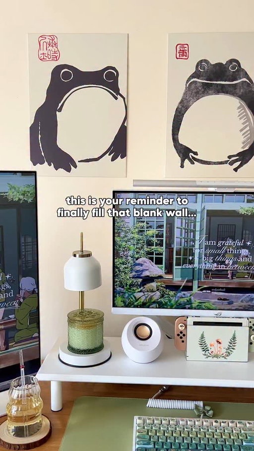 Welcome to my swamp, population: cute metal posters. 🐸

Tired of staring at boring walls? Same. 

That’s why Displates exist. Much more than just funny posters, they’re sleek metal art designed to make your space feel more like you. Perfect if you’re redoing your gaming room, refreshing your bedroom décor, or searching for a gift that actually makes people laugh. Metal posters are super easy to hang, so giving your space a makeover is literally as simple as click, stick, done.

Fill that swamp/empty wall, link in bio.

setup by hellosammylou 💙