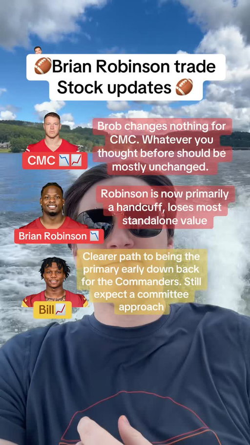 Bill to the moon 😎 #fantasyfootball #christianmccaffrey