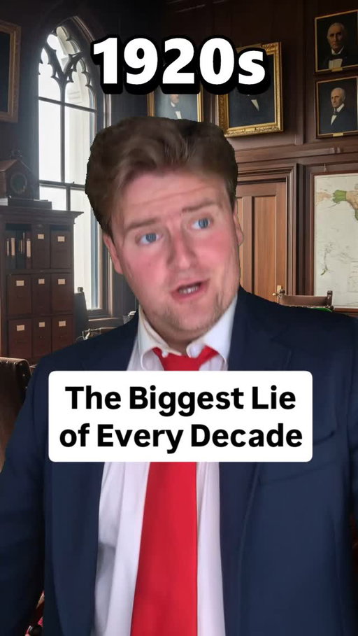 The Biggest Lie of Every Decade

#comedy #funny #skit #lies #history #reels