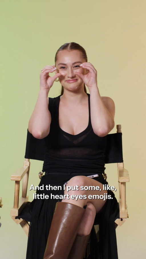 OH????👀👀👀 In our newest YouTube video, we asked the cast of #TheSummerITurnedPretty to reveal what's on their phones. Watch the full episode of #ScreenTime at the link in bio. #LolaTung #SeanKaufman #RainSpencer #TSITP