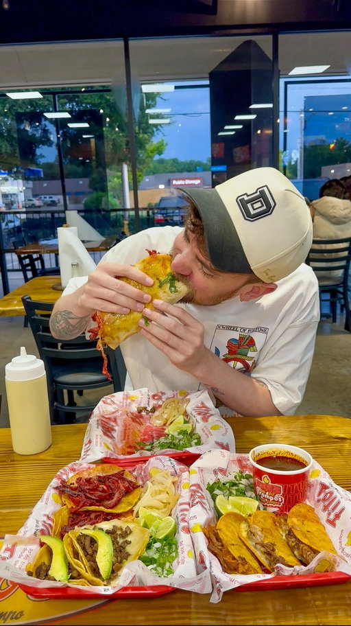 MUST TRY AUTHENTIC TACOS AND STUFFED QUESADILLAS 🌮 If you’re looking for a place to try a bunch of different types of tacos or tacos straight off a HUGE marinated trompo tower, you have to check out this spot! 

@fitostaqueriasoficial is known for their Tacos de Trompo but I loved their juicy Birria Tacos and their quesadillas are fully stuffed with so much meat and cheese - this is a really good, quick Mexican food spot 💯

OUR FAVORITES 
⭐️ Quesabirrias 
🧀 Quesadilla Bistec 
🥔 Papa horneada mixta
🌮 Tacos de Trompo 
🍖 Tacos Bistec Especiales 
🍔 Trompo Burger
✨ Nachos Especiales con Bistec

They have daily specials and a full bar for margaritas and cocktails! 

📍 Fito’s Tacos de Trompo 
🗺️ 6760 Abrams Rd Suite 201, Dallas, TX 75231
(multiple locations but this is where we went) 

#dallasfoodie #mexicanfood #tacos #dallas #dallasfood #dallasrestaurants #mexican #texas #dallaseats #dfw