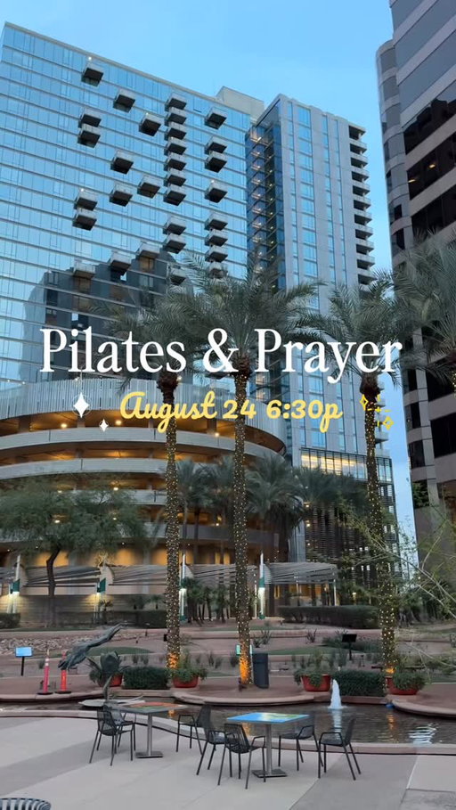 ✝️ Pilates & Prayer Ladies (Sunday) Night on the 11th floor with Mary of @desertmovementaz hosted by @yogainphoenix

Bring your girls + join us in the heart of Downtown Phoenix for:

🤍Christian worship music
💪 All-levels mat Pilates
🫂 Prayer & community
🛍️ Local wellness brands

🗓 Sunday, Aug 24
⏰ Doors 6:15 PM | Class 6:30 PM
📍 Arizona Center, 11th Floor (indoor w/ city/mountain views) @azcenterphx
🎟 $35 | 2-hour validated parking included
👉 Bring your own mat + water

Link in bio to grab your spot 🌅

#yogainphoenix #pilatesinphoenix #christianworship #matpilates #spiritualwellness #pilatesprincess #ladiesnight #downtownphoenix #azwellness