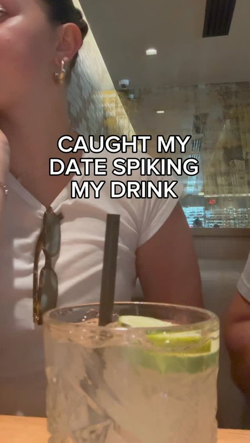I caught my date spiking my drink!! #safety #goingout