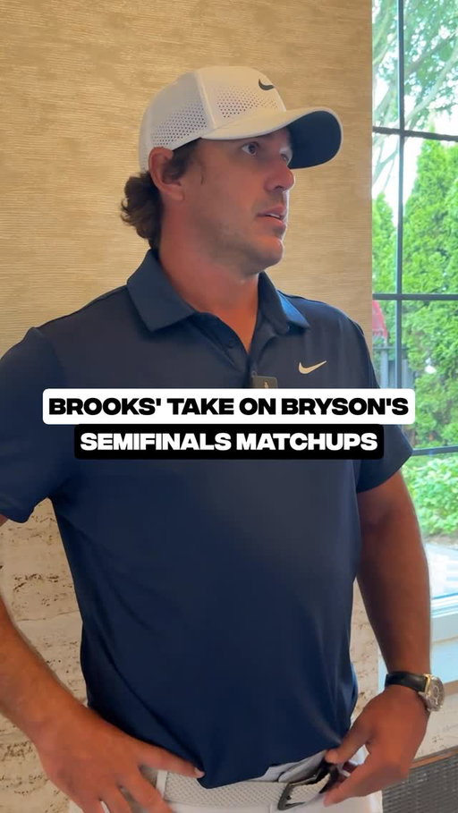 BK keeping it real. 

His take on why Bryson isn’t giving the people the matchup they really want 👀

#LIVGolfMichigan