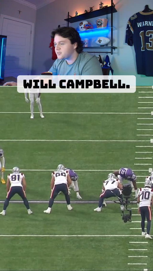 I was gonna break down Will Campbell vs Abdul Carter but they didn’t give us that gift💔 #football #nfl #fyp #viral #share #footballanalysis #🐐 #fantasyfootball #patriots #willcampbell #gopatsgo #newenglandpatriots