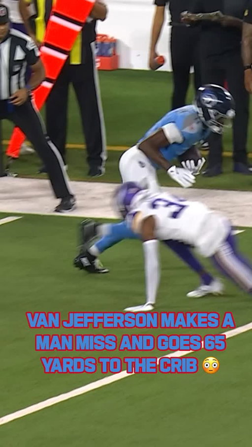 earth was touched 😮‍💨

📺: #MINvsTEN on CBS
📱: Stream on #NFLPlus and Paramount+