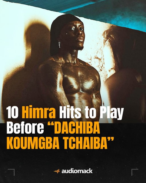 @himra_saiyen new project is out! Warm up with these 10 essential hits, then press play on “DACHIBA KOUMGBA TCHAIBA” on Audiomack 🇨🇮🔊🔥
.
.
.
.
.

#Himra #DachibaKoumgbaTchaiba #AudiomackAfrica #RapIvoire #OnRepeat