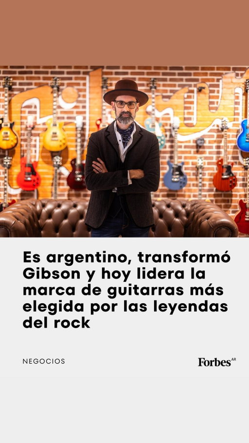 🤘🎸 @gueikian hizo que @gibsonguitar pase de ser una compañía en bancarrota a un negocio que crece al doble de la industria. Hoy emplea 2.500 personas globalmente y produce guitarras de hasta US$ 100.000 con dos años de lista de espera. En diálogo con Forbes, el CEO armenio-argentino revela las claves de su éxito empresarial.

🔗Leé más en la nota de @antojournalist en nuestra web: forbesargentina.com