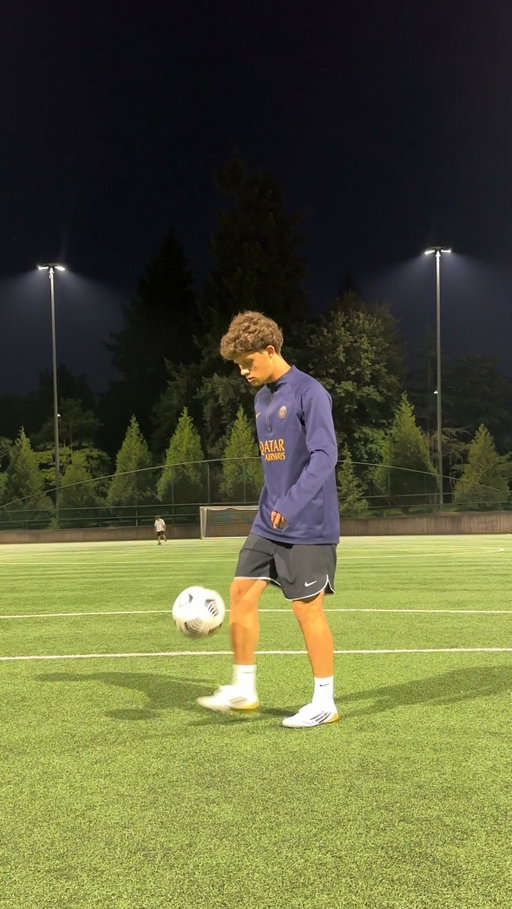 Under the Lights 💫 #football #soccer #footy #skills