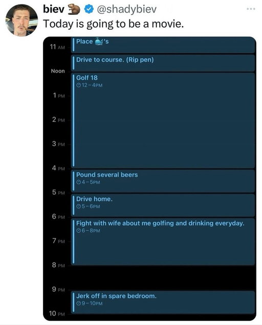Sounds like a good day to me

Follow @fridaybeersfrat for more