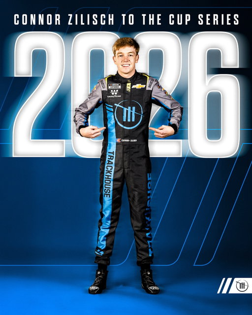 Welcome to the Cup Series, @connorzilisch‼️

The 19-year-old will race full-time for The House beginning in 2026 and beyond.