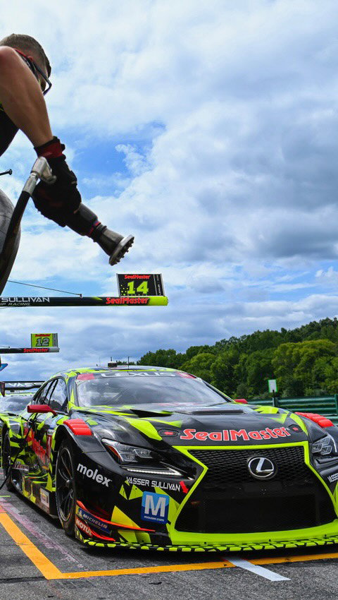 How long does a RC F GT3 pit stop take? 🤔

#LexusPerformance