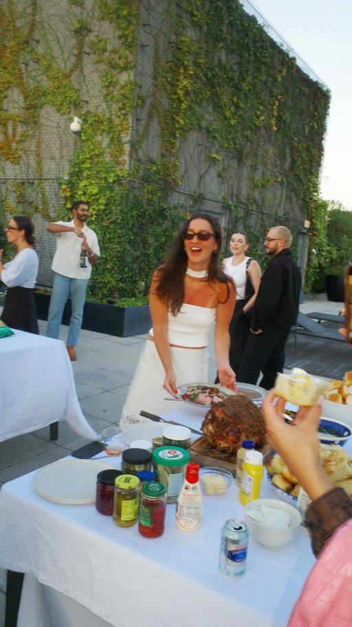 ham party ~ hosted by the birthday girl, @natashaghoskins