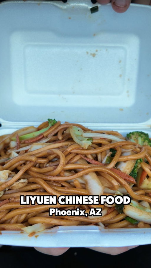Today we are trying the BEST(!?) Chinese food in Arizona! We're at Liyuen's Chinese Food aka the West Side Window in Phoenix 😎

This place is a Phoenix staple, yet I've never been. The food is definitely solid but I'm curious as to what sets it apart from others

- the jalapeño wings were actually so fire. Juicy and flavorful. Good thing the bag caught all the grease 😂
- the spring rolls were pretty standard, I love spring rolls though
- the orange chicken was very well rounded for the most part. Could use a little more orange flavor
- fried rice was better than middle of the pack but low mein was about middle of the pack

#azfoodie #foodreview #chinesefood #phxfoodie #phoenixfood #mukbang #chinesefoodmukbang #foodie #arizonaeats