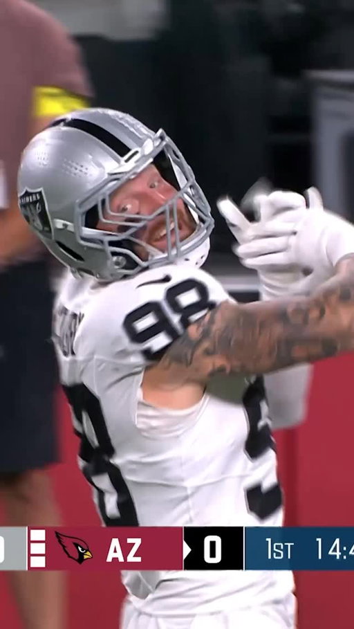 Maxx running free is scary.

📺: #LVvsAZ on @NFLNetwork
📱: Stream on #NFLPlus