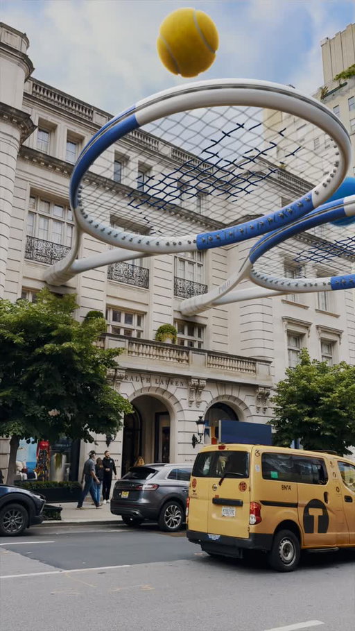 The @USOpen lands at 888 Madison Avenue.

As the tournament begins, we celebrate #RalphLauren as the Official Outfitter: an enduring legacy of sport, style, and championing spirit.

#RLTennis #USOpen #USOpen2025