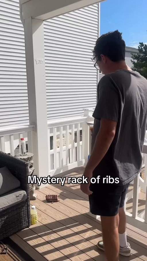 WHO LEFT THESE RIBS HERE