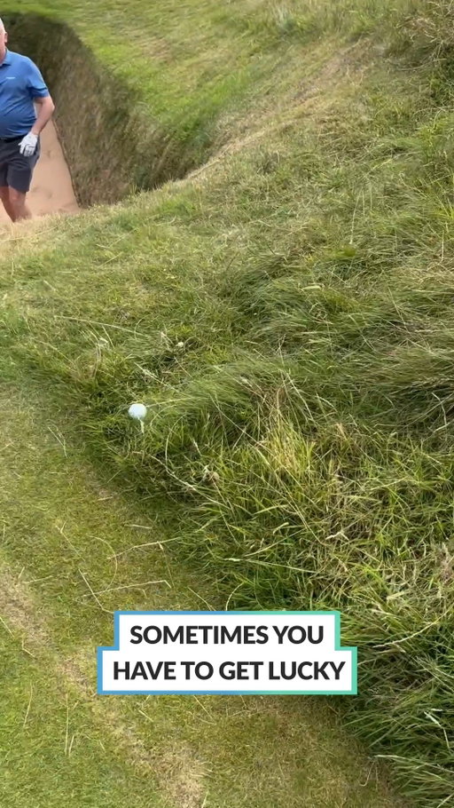 Golf Trickshot by @gazrollings23  #GolfTrick #HoleInOne #GolfMagic #SportsSkill #EpicShot